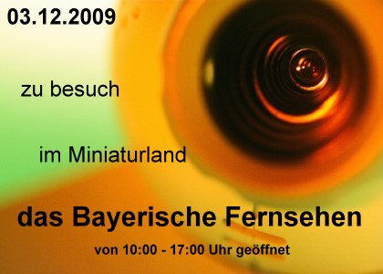 das Bayerische Fernsehen zu besuch